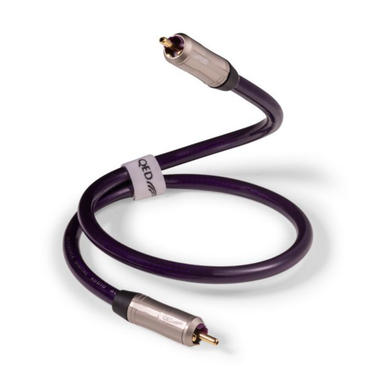 Câble Digital Audio QED QE3214 3m Violet Connectique Qualité Hi-Fi