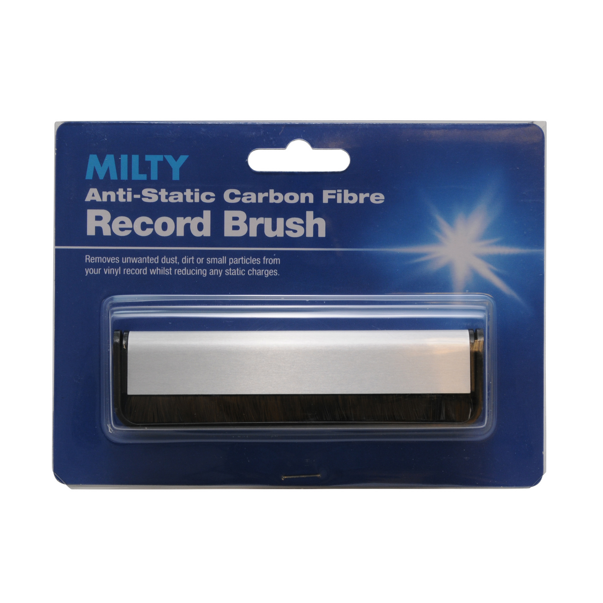 Milty Anti-Static Carbon Fibre Record Brush - MI0135