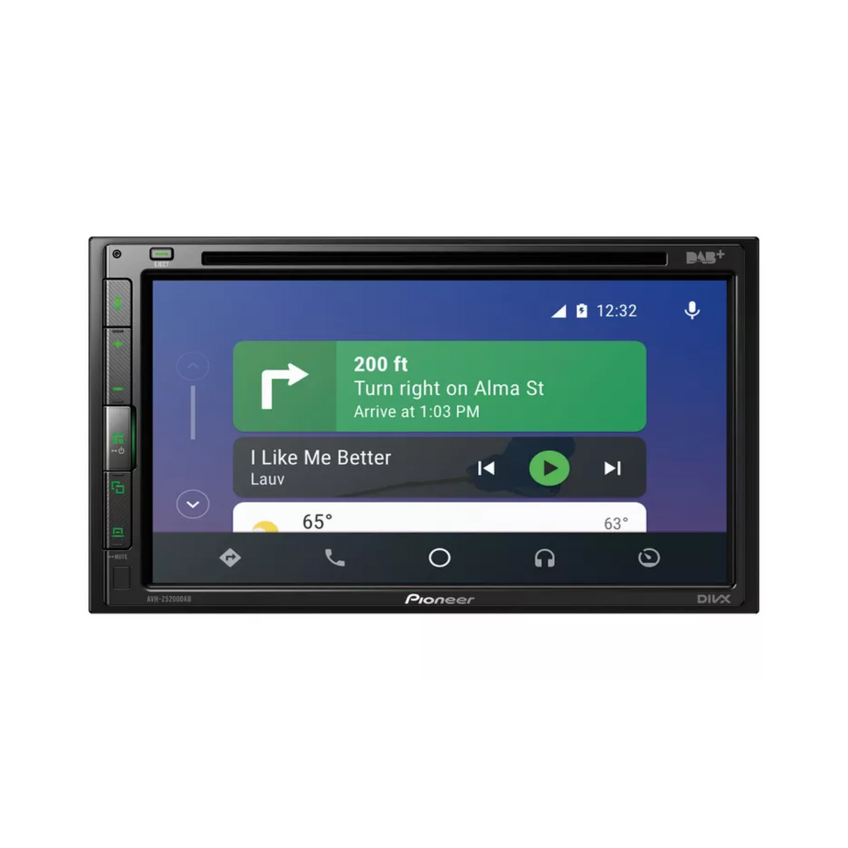Pioneer AVH-Z5200DAB Car Stereo with Apple CarPlay, Android Auto, DAB & Spotify