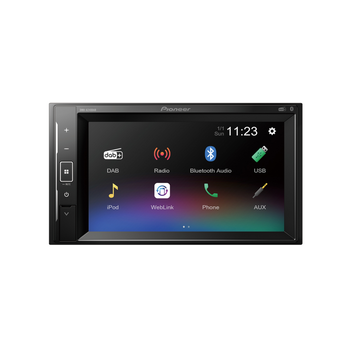 Pioneer DMH-A240DAB 6.2" Touchscreen Double Din Stereo with DAB