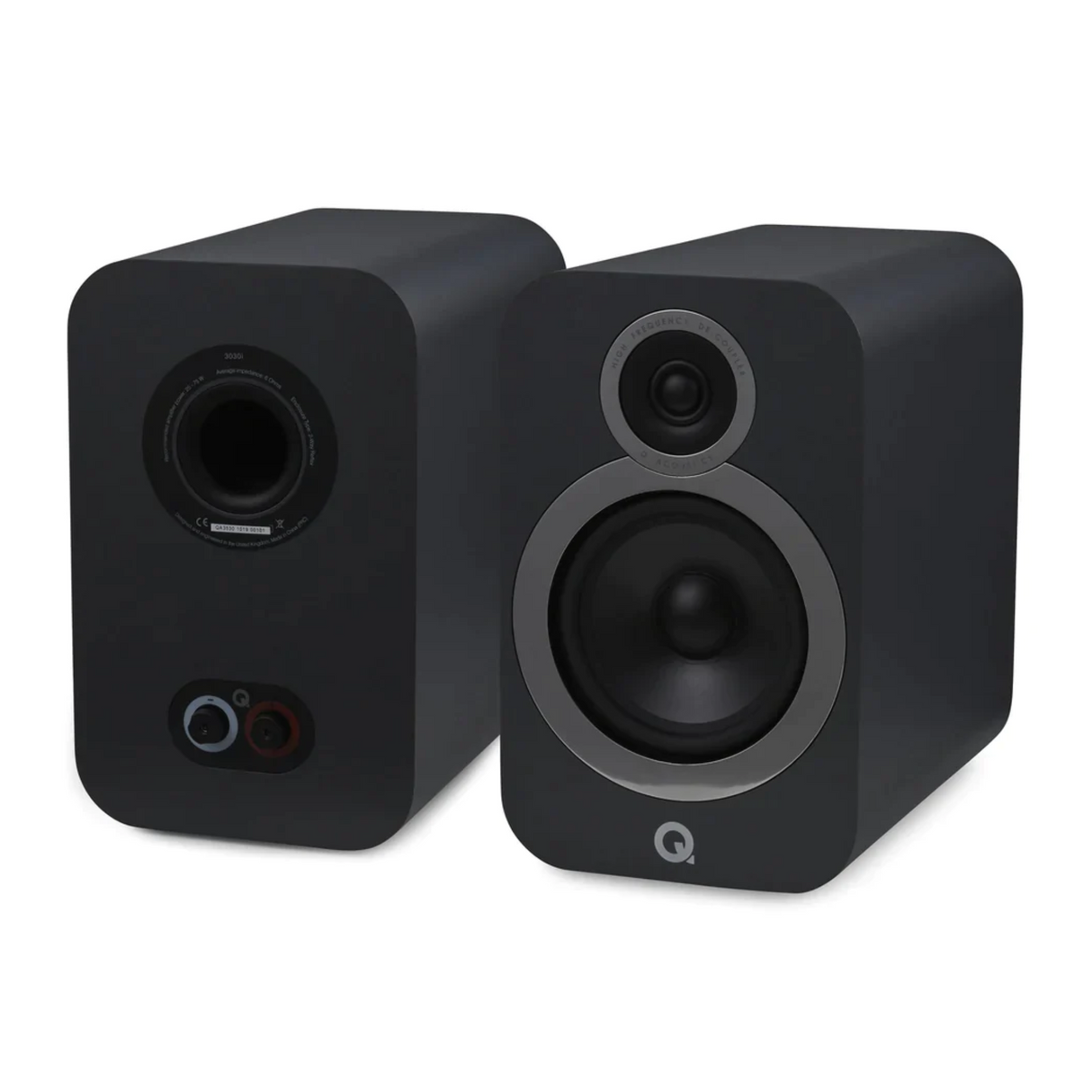 Q Acoustics 3030i Speaker Carbon Black (pair) - QA3536