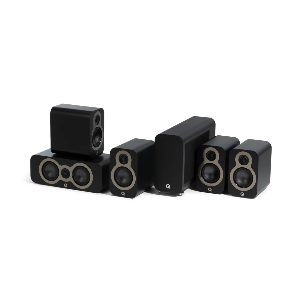 Q ACOUSTICS 3010C CINEMA PACK BLACK