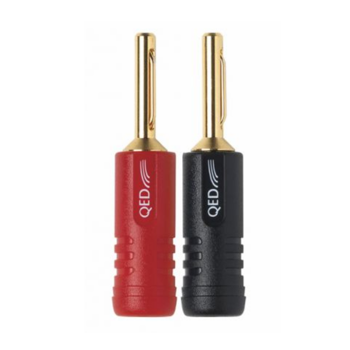 QED SCREWLOC ABS 4MM PLUG 5RED 5BLK - QE1885