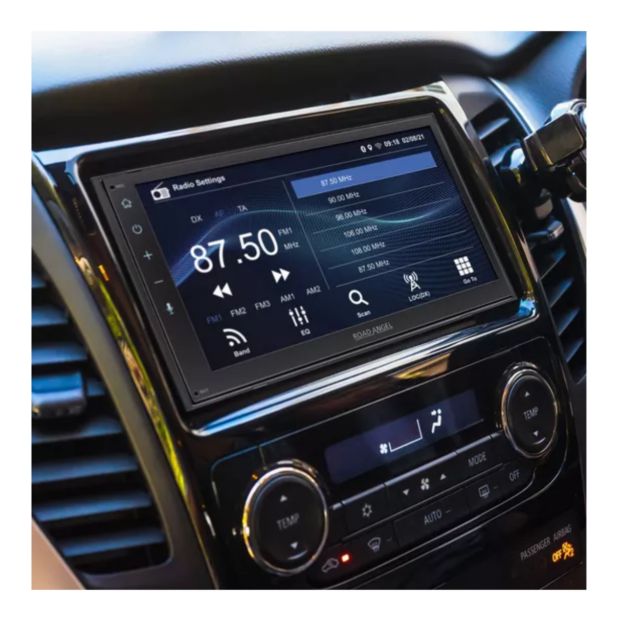 Road Angel RA-X621BT 7" Screen FM/AM Bluetooth Car Stereo with Apple CarPlay