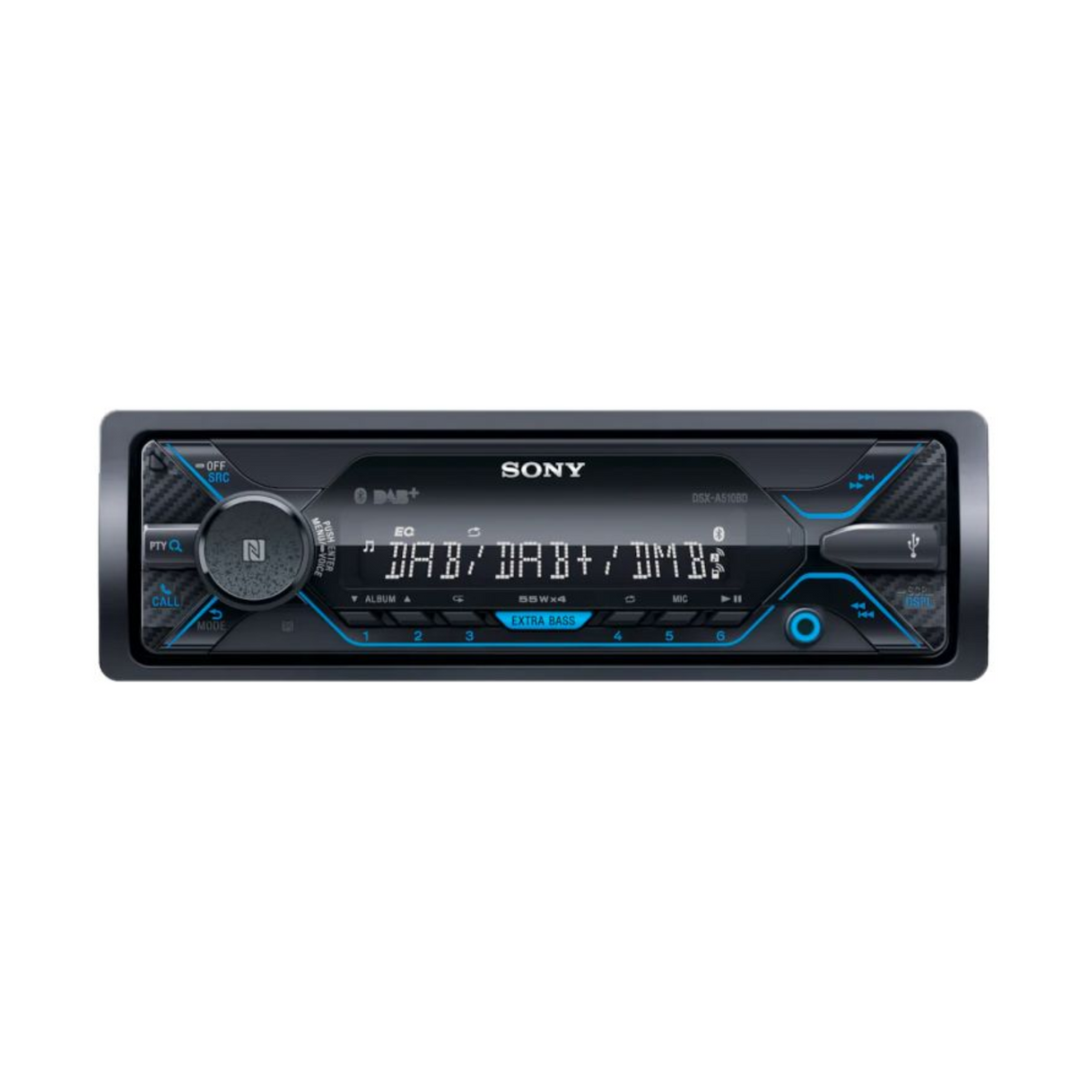 Sony DSX-A510BD Single DIN DAB Radio Media Receiver Bluetooth Radio Tuner USB AUX