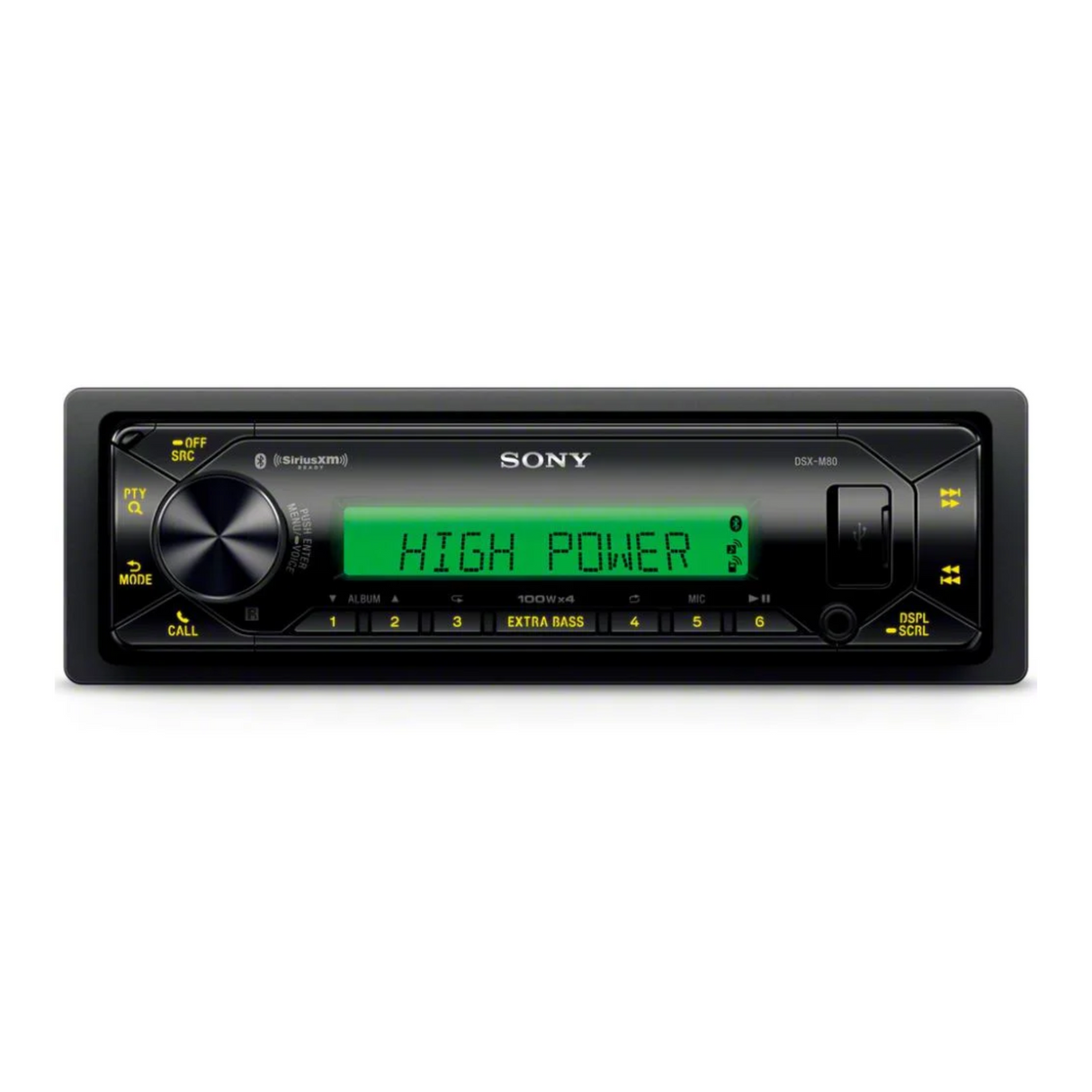 Sony DSX-M80 High Power Mechless Marine Stereo with Bluetooth, USB and AUX