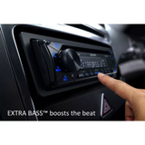 Sony MEX-N4300BT Car Radio with CD, Dual Bluetooth, USB and AUX Connection Hands-Free Calling, 4 x 55 Watts, Blue