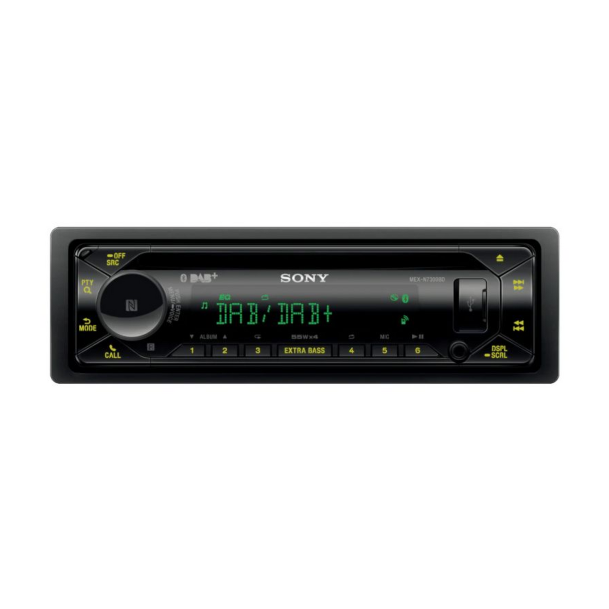 Sony MEX-N7300BD DAB + Car Radio with CD Dual Bluetooth USB and AUX Bluetooth
