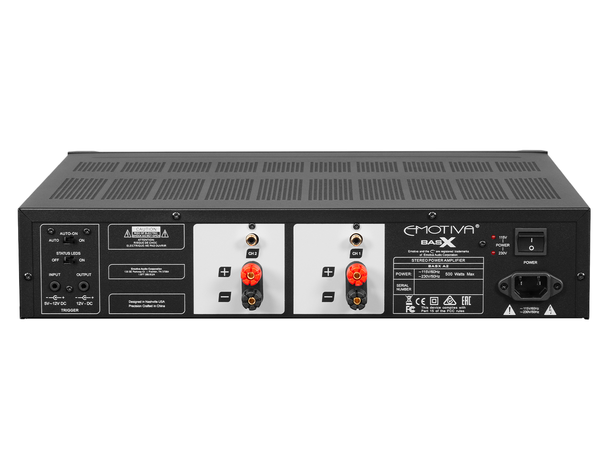 Emotiva BasX A2 Stereo Power Amplifier