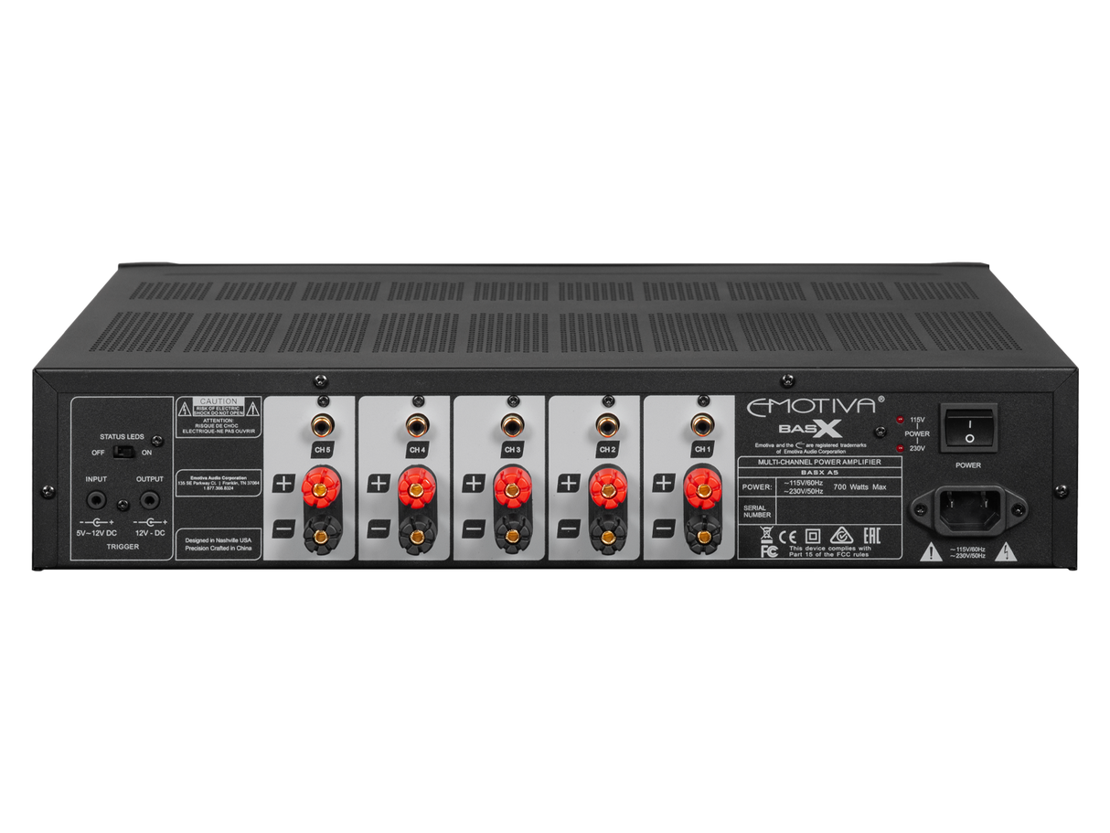 Emotiva BasX A5 Five-Channel Power Amplifier