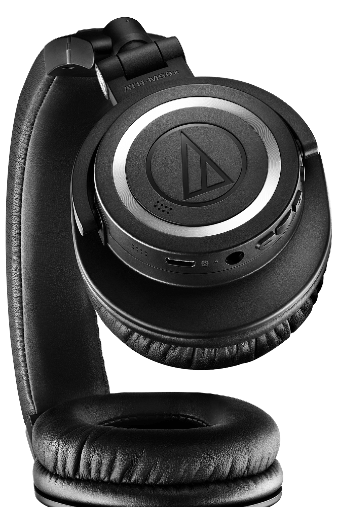 AudioTechnica ATH-M50xBT2 Wireless Over-Ear Headphones with Bluetooth  (Black) 