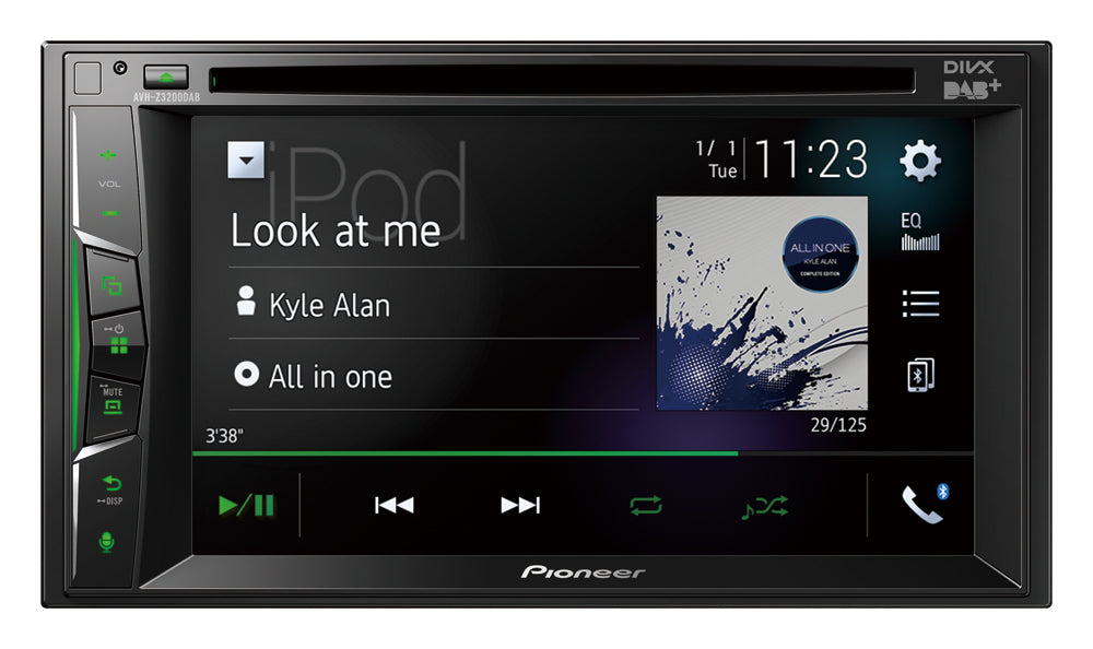 Pioneer AVH-Z3200DAB Double Din 6.2" Multi-touchscreen multimedia player