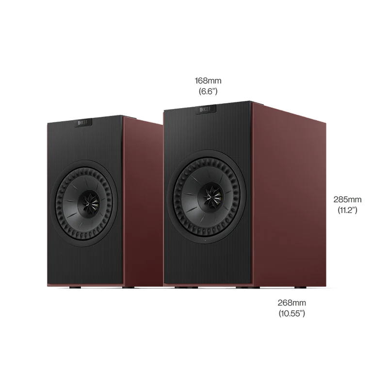 KEF CODA W VINTAGE BURGANDY