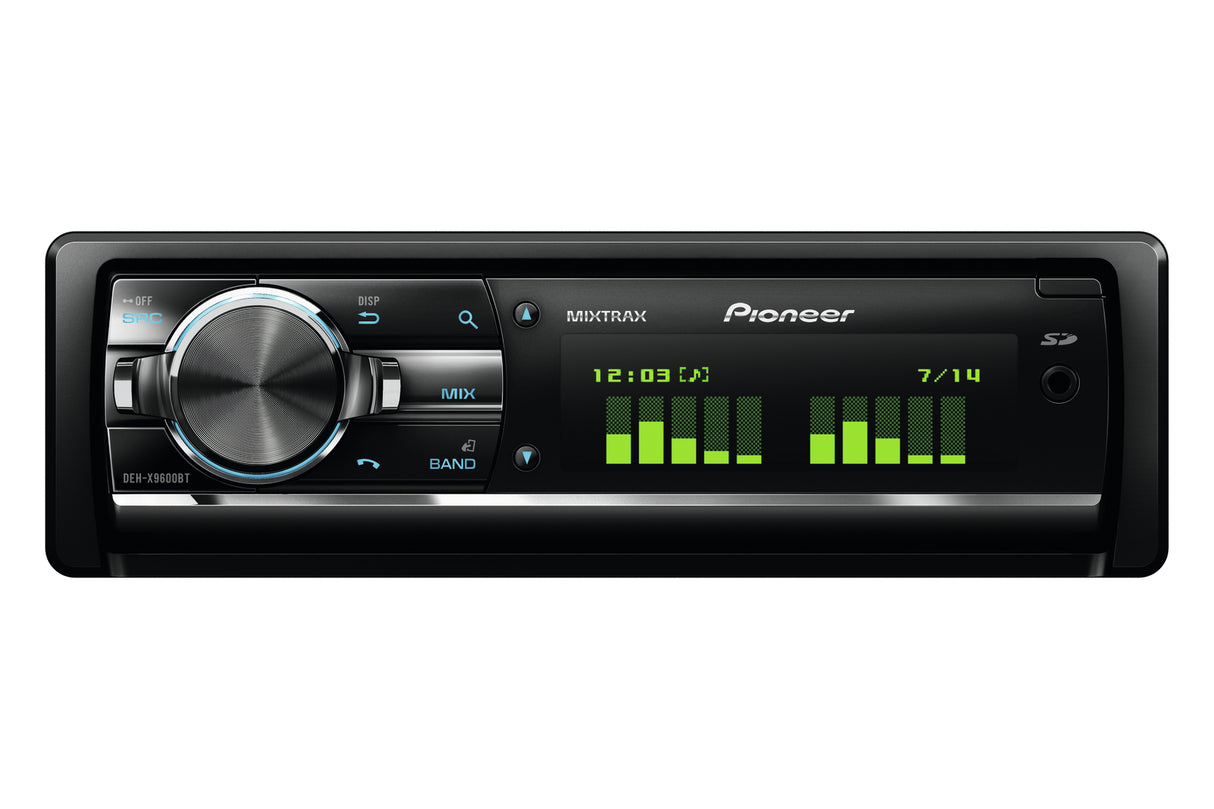 Pioneer DEH-X9600BT CD RDS Tuner with Bluetooth, MIXTRAX, iPod/iPhone and Android control, Dual USB and Aux