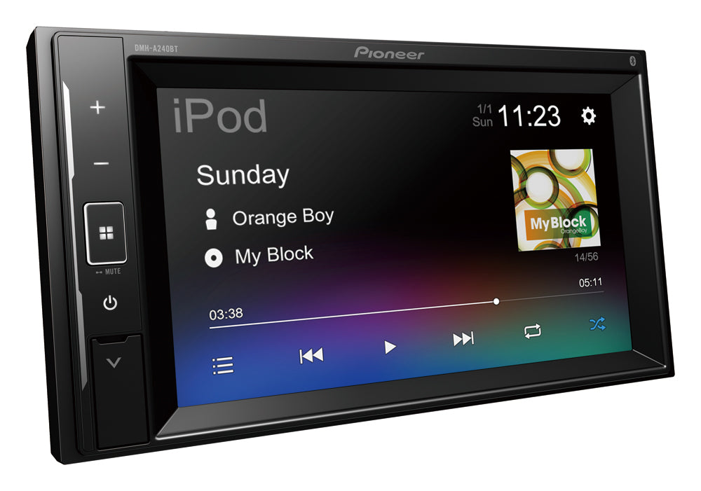 Pioneer DMH-A240BT 6.2" Mechless Double DIN Touch Screen Stereo