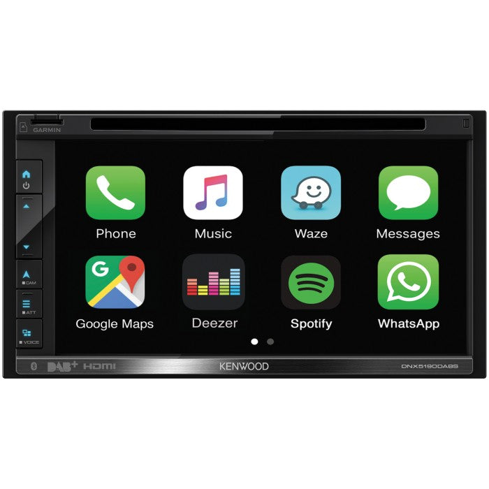 KENWOOD DNX-5190DABS 6.8" Screen Car Stereo with Android Auto, Apple Carplay, Bluetooth and DAB+