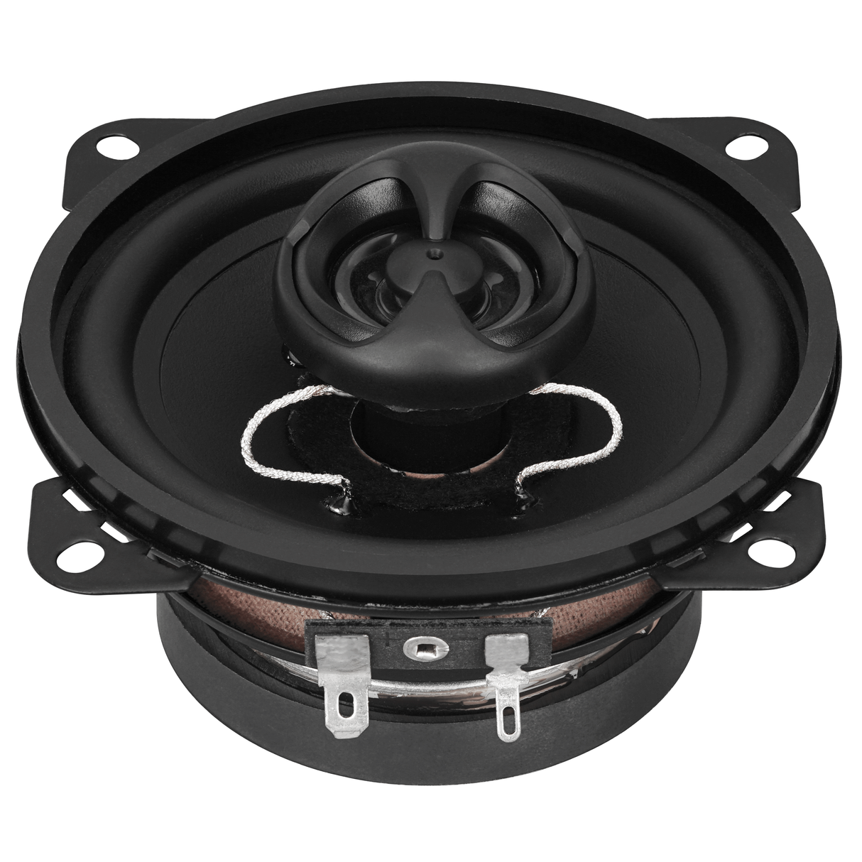 Juice S420 4 Inch 10 cm 2 - Way Coaxial Car Door or Parcel Shelf Speaker Upgrade, Efficient Power Handling, 220 Watts Peak Power