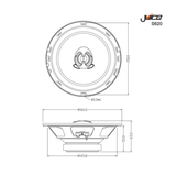 Juice S620 17cm 2Way Coaxial Car (NO GIFT BOX)