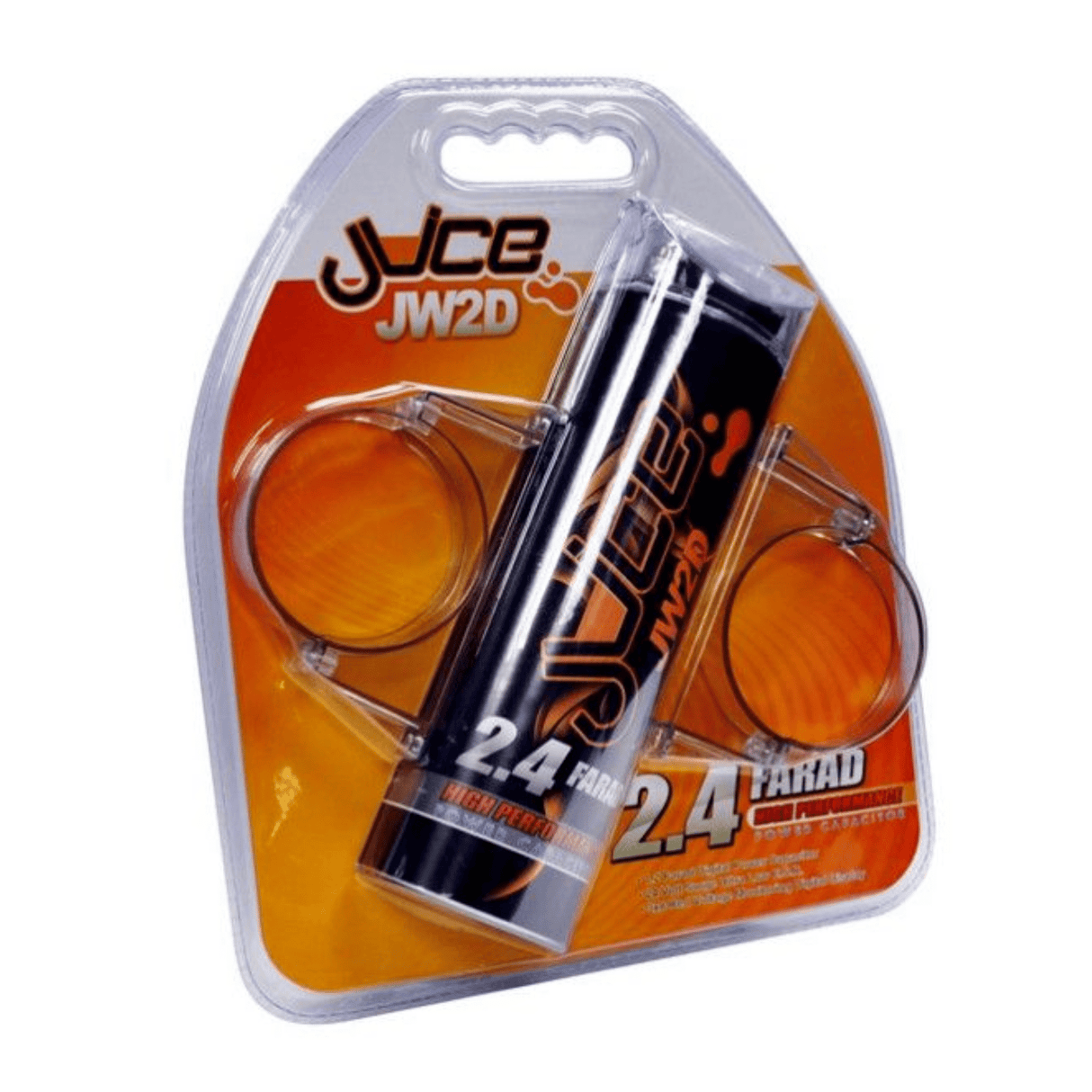 Juice JW2D Power Capacitor 2.4 Farad with Blue LED