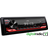 JVC KD-X182DB Single DIN Digital Media Receiver with DAB+