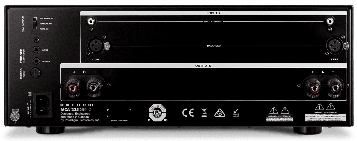 Anthem MCA225 GEN2 2-Channel Power Amplifier