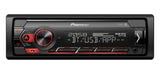 Pioneer MVH-S320BT 1 Din Media Receiver with Bluetooth Red illumination USB Spotify