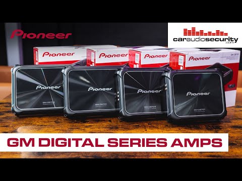 Pioneer GM-D8701 Mono 1600W Class-FD Car Amplifier with Bass Boost Remote