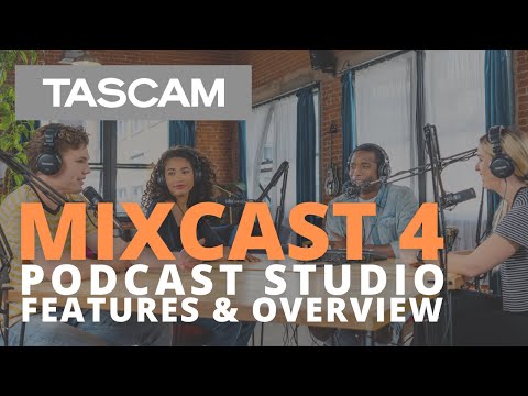 Tascam Mixcast 4 Podcast Recording Console