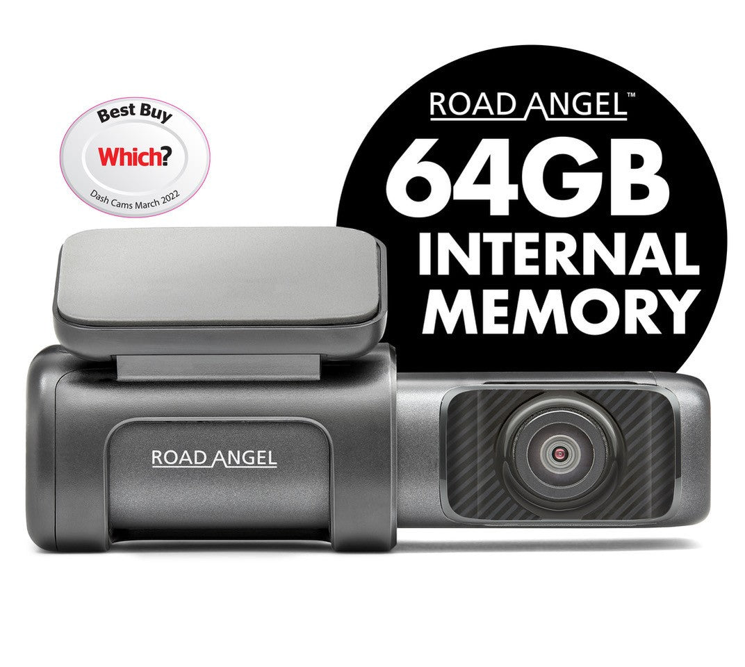Road Angel Aura HD4K 4K Dash Cam with Built in 64GB Storage