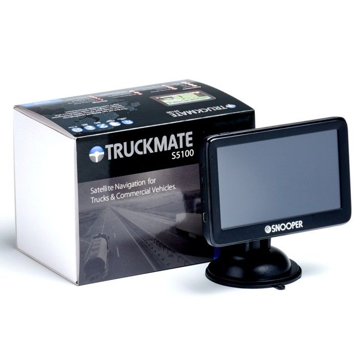 Navitech Shockproof Hard Case For Snooper TRUCKMATE S5100 EU GPS - Black, Water Resistant