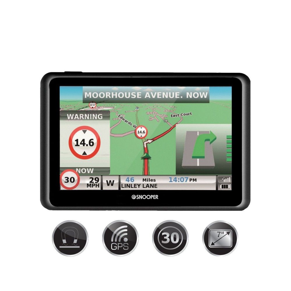 Snooper S5100-MYS XL G2 Speed limits and Speed Camera Alerts