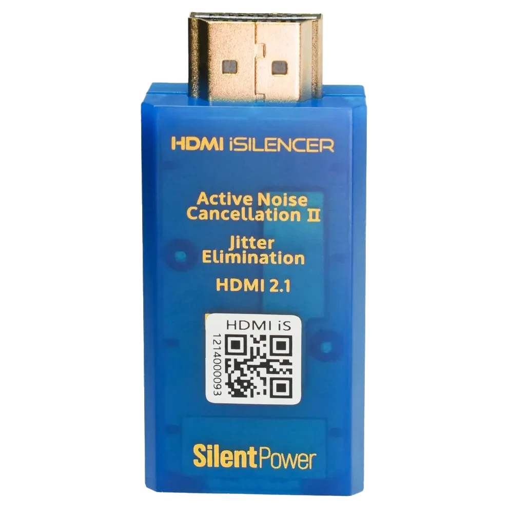 SilentPower by iFi HDMI iSilencer - HDMI Noise Filter with Surge Protection