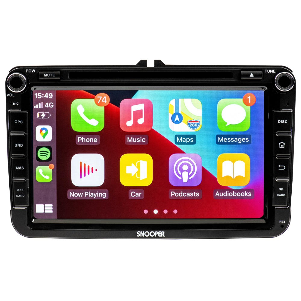 Snooper SMH-580VW 8" Screen Multimedia Player with Advanced Smartphone Control