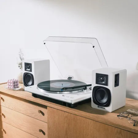 Audio Technica AT-SP3X Compact Stereo Speaker System WHITE