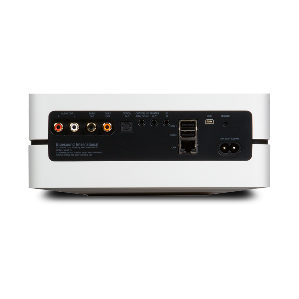 Bluesound VAULT 2i High-Res 2TB Network Hard Drive CD Ripper and Streamer