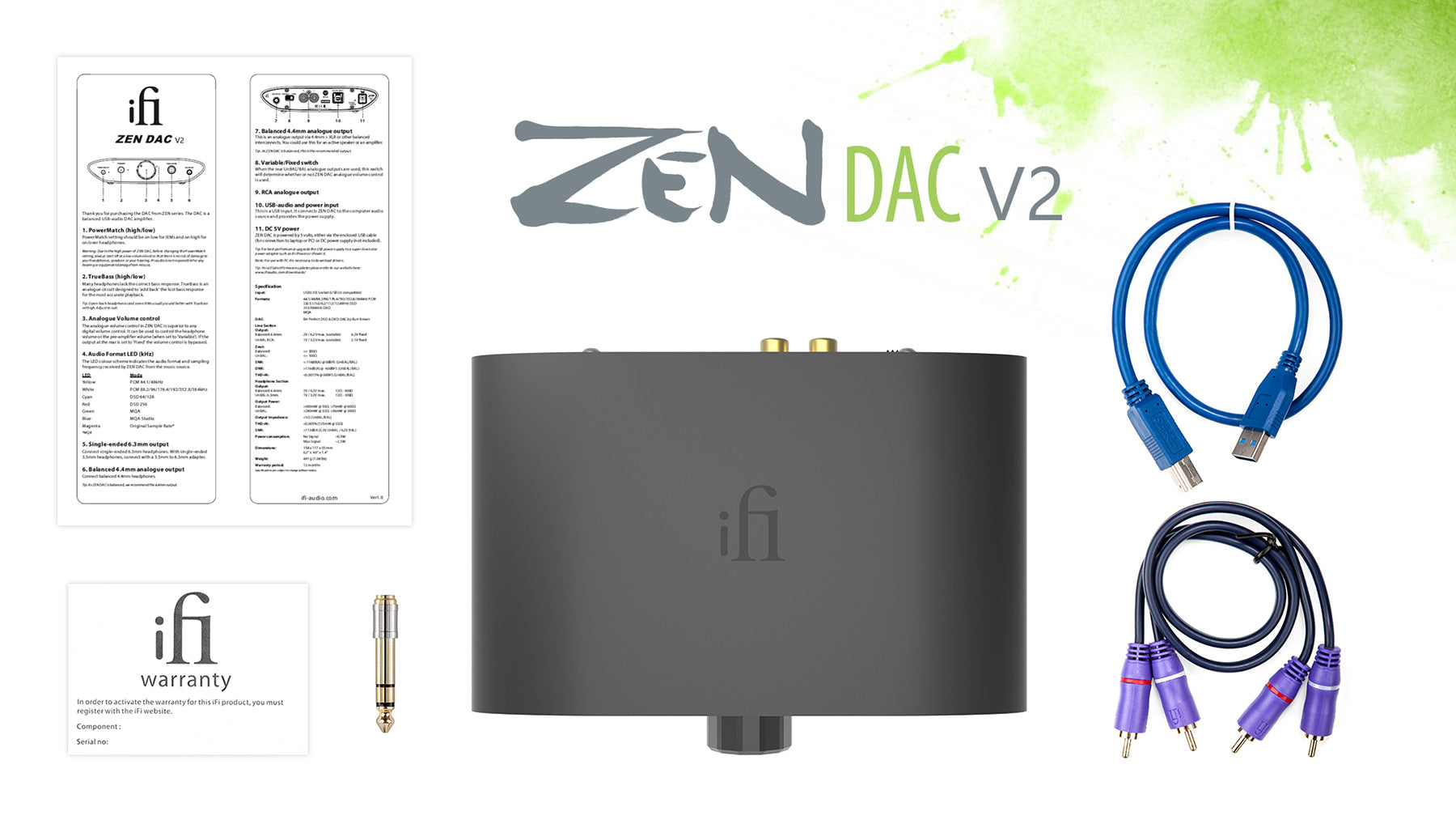 Ifi Zen DAC V2 DAC/Headphone Amplifier – Superfi